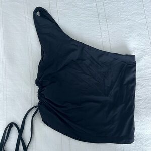 Glassons Black one shoulder Top